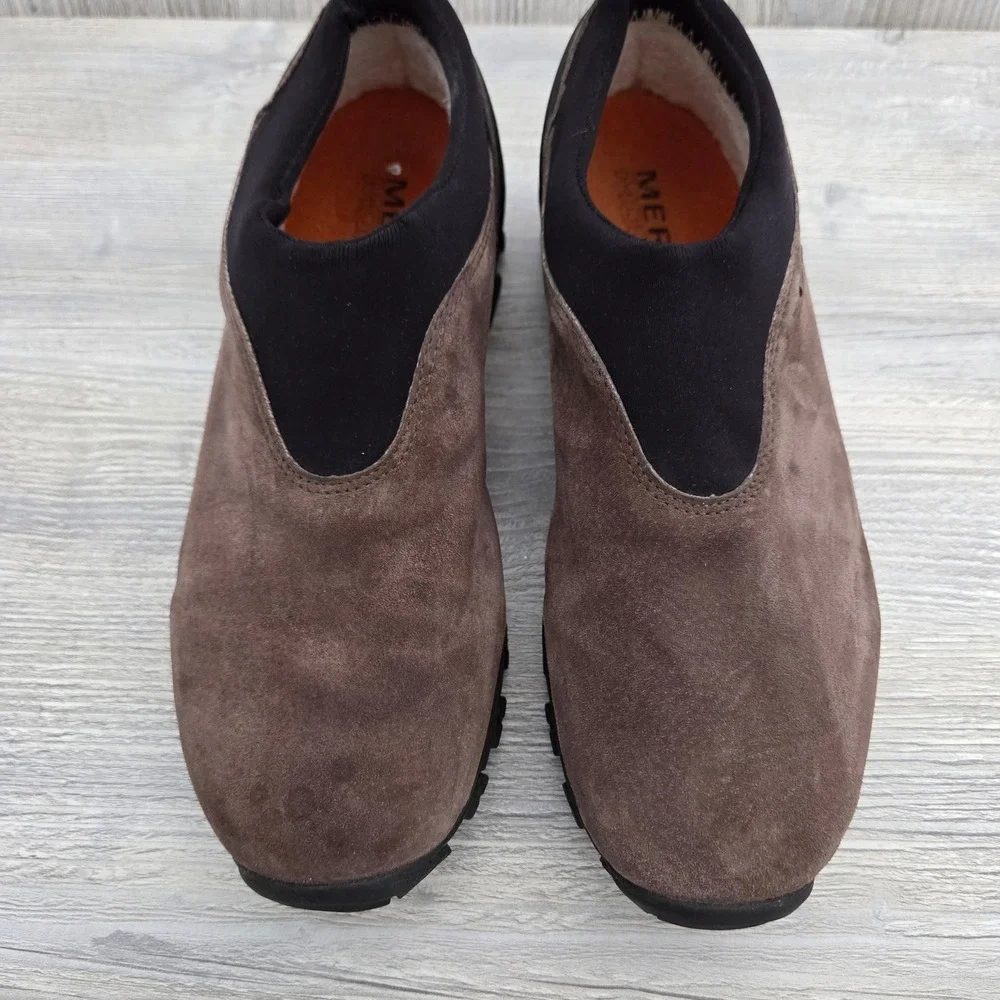 Merrell Satellite Moc Brown Gore-Tex Waterproof Suede Shoes Mens 9